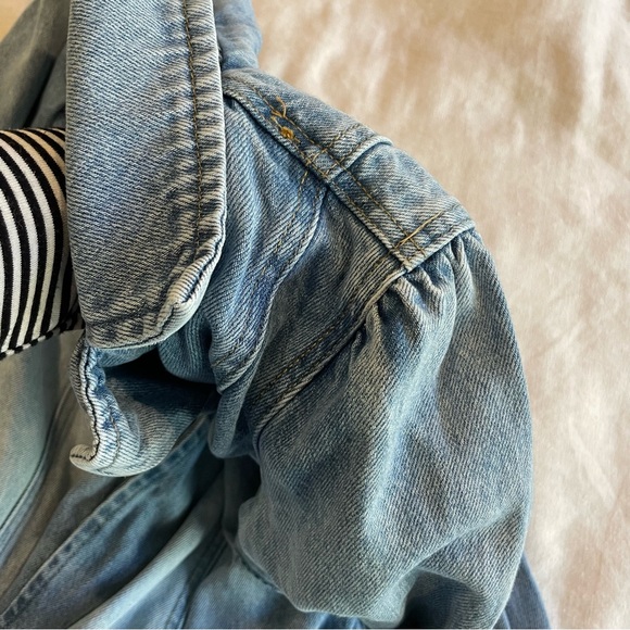 Cute short jean dress with jean belt - Picture 6 of 9